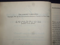 1946 THE CONCERT COMPANION HARDCOVER BOOK BY R. BAGAR & L. BIANCOLLI - KD 9161