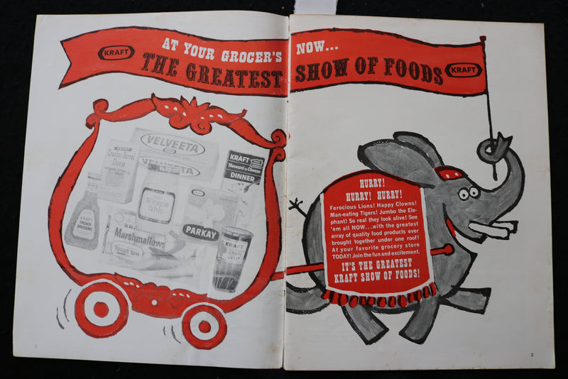 1964 RINGLING BROS AND BARNUM & BAILEY CIRCUS PROGRAM & TICKET STUBS - K 2311