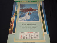 1952 BEAUX-ART HANGERS CALENDAR SALESMAN SAMPLE SHEETS BOOK - C 23