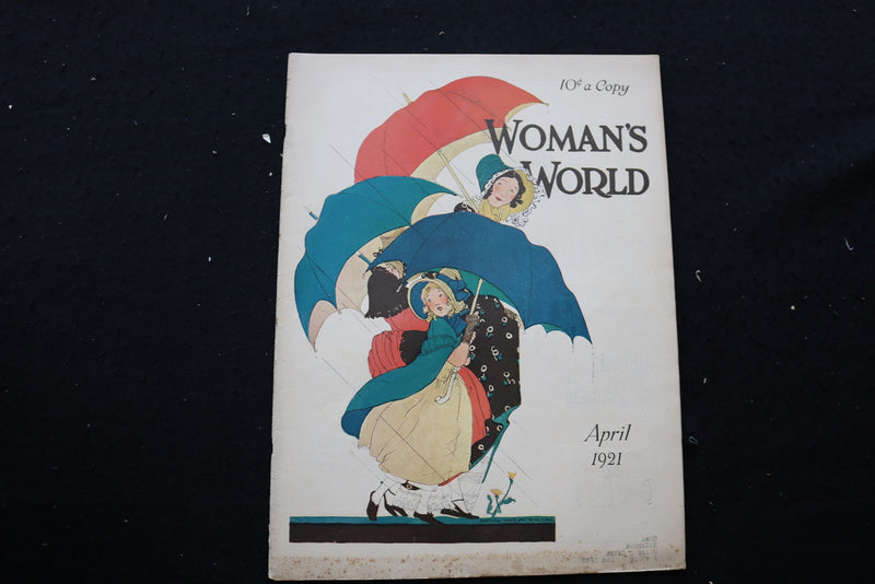 1921 APRIL WOMAN'S WORLD MAGAZINE - UMBRELLAS COVER - E 10109