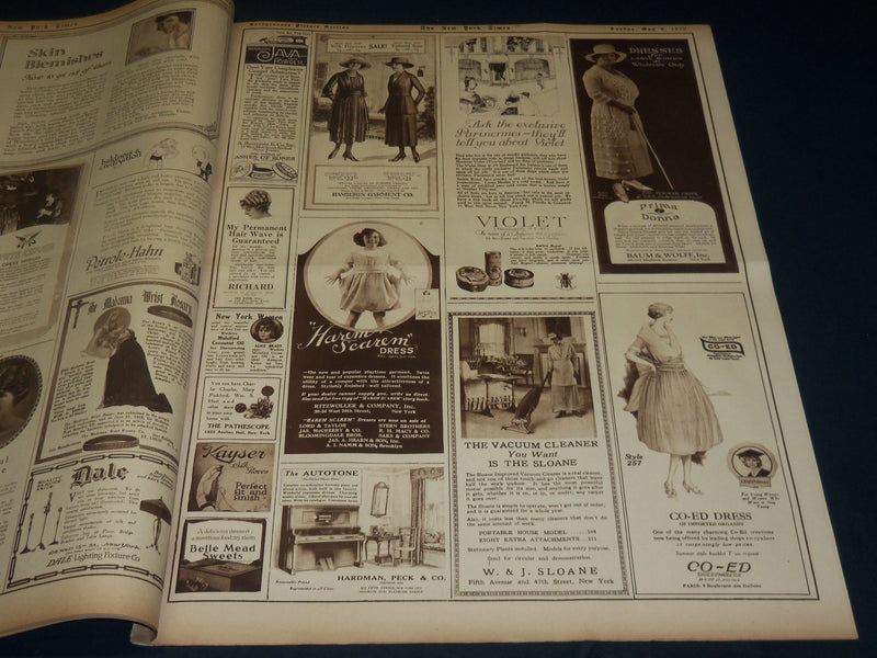 1920 MAY 9 NEW YORK TIMES PICTURE SECTION NO. 4 & 5 - PENN RELAY - NT 8795