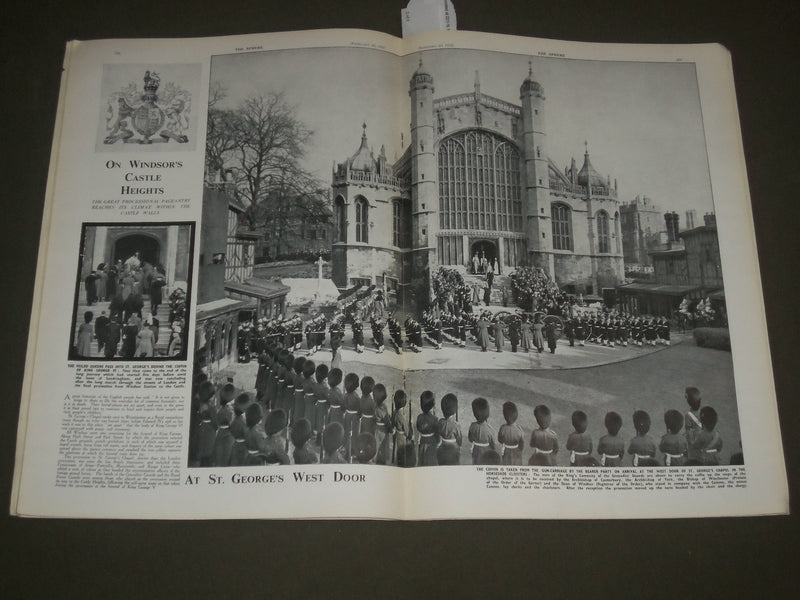 1952 FEBRUARY 23 THE SPHERE MAGAZINE - THE FUNERAL OF KING GEORGE VI - SP 8309