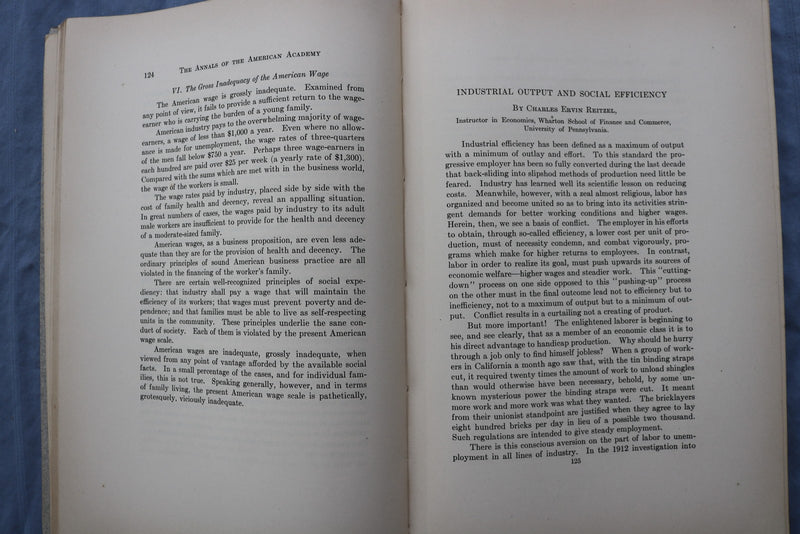 1915 MAY THE AMERICAN INDUSTRIAL OPPORTUNITY - SOFTCOVER BOOK - K 2990