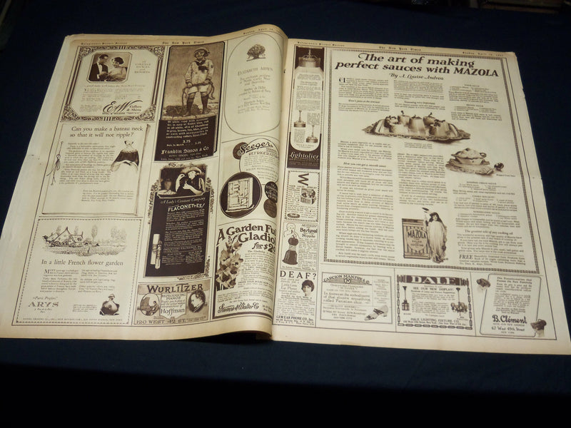 1922 APRIL 16 NEW YORK TIMES PICTURE SECTION - THE LEVIATHAN - PHOTOS - NT 8855