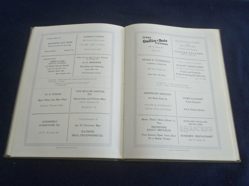 1926 THE THOMIST ST. THOMAS HIGH SCHOOL YEARBOOK - ROCKFORD, ILLINOIS - YB 2625