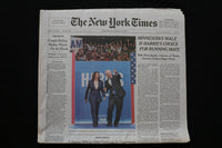 2024 AUGUST 7 NEW YORK TIMES -MINNESOTA'S WALZ IS HARRIS CHOICE FOR RUNNING MATE