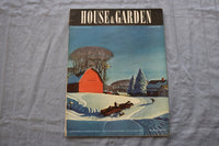 1937 DECEMBER HOUSE & GARDEN MAGAZINE - CHRISTMAS DECORATIONS - E 9344