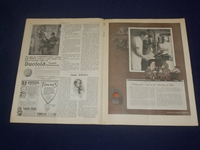 1918 OCTOBER 13 COLLIER'S MAGAZINE - HOOVER TALKS BY WILLIAM A. WOLFF - ST 6746