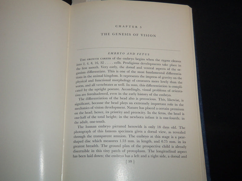 1949 VISION ITS DEVELOPMENT IN INFANT AND CHILD BOOK BY ARNOLD GESELL - KD 5980U