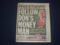 2021 APRIL 25 NEW YORK DAILY NEWS NEWSPAPER -ALLEN WEISSELBERG TRUMP'S MONEY MAN