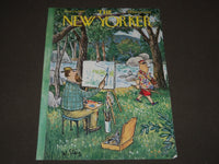 1963 AUGUST 24 NEW YORKER MAGAZINE FRONT COVER ONLY - GREAT ART FOR FRAMING