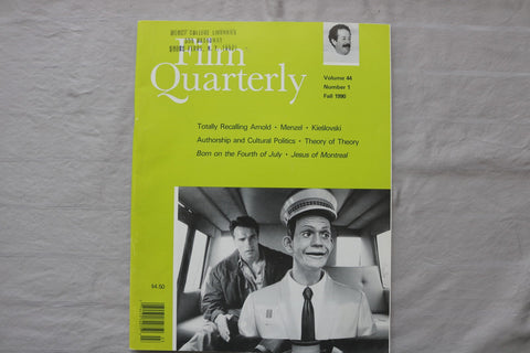 1990 FALL FILM QUARTERLY MAGAZINE - ARNOLD SCHWARZENEGGER COVER - E 26771