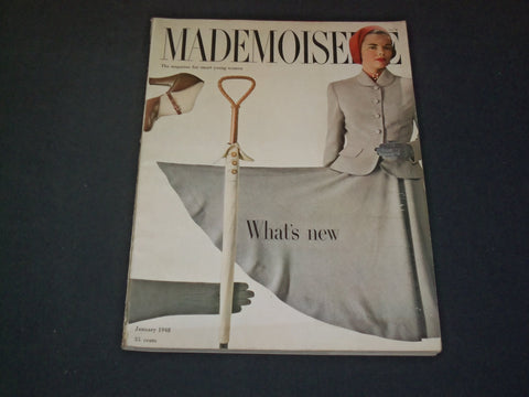 1948 JANUARY MADEMOISELLE MAGAZINE - WHAT'S NEW - SP 6736