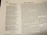 1869 ZION'S HERALD METHODIST EPISCOPAL CHURCH NEWSPAPER LOT OF 30 - NP 3877H
