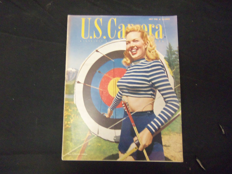 1948 JULY U.S. CAMERA MAGAZINE - NICE PHOTOS, ARTICLES & ADS - ST 1871