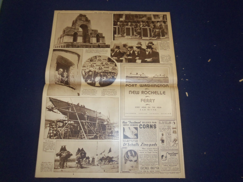 1932 MAY 15 NEW YORK HERALD TRIBUNE GRAVURE SECTION - PIER 54 FIRE - NP 4996