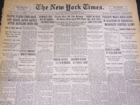 1930 SEPTEMBER 15 NEW YORK TIMES - GATTY & BROMLEY TURN BACK TO JAPAN - NT 4979