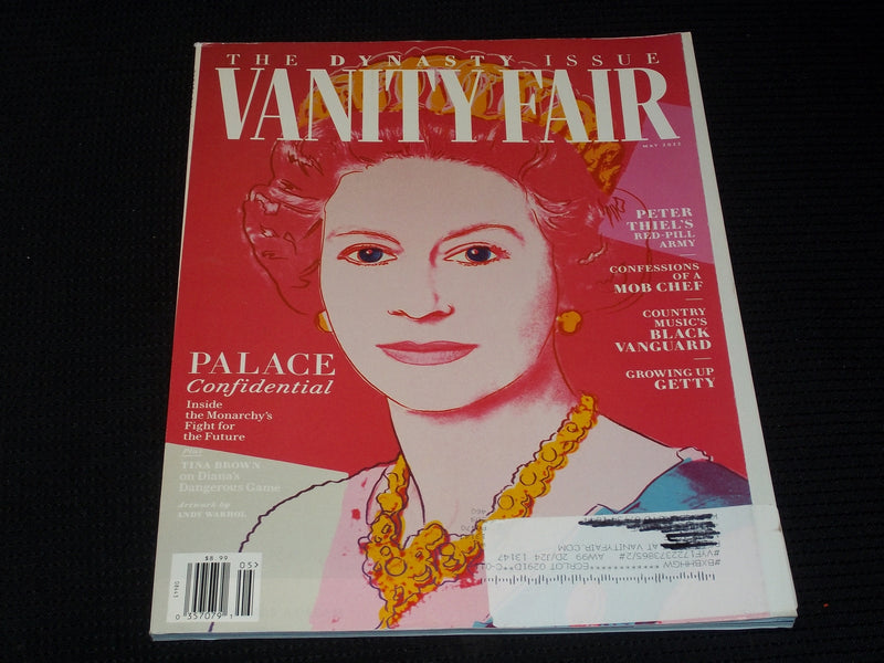 2022 MAY VANITY FAIR MAGAZINE - PALACE CONFIDENTIAL FRONT COVER - E 3130