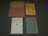 1943-1951 FRANK BOYNTON JUNIOR HIGH SCHOOL PROGRAM LOT OF 4 - ITHACA NY - J 2623