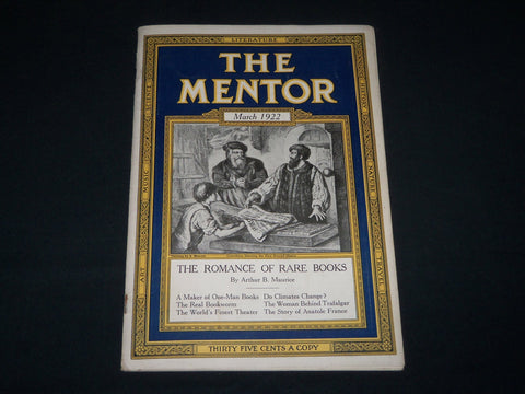1922 MARCH THE MENTOR MAGAZINE - MAXFIELD PARRISH ILLUSTRATIONS - J 3641