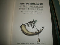 1961 DEERSLAYER BOOK BY JAMES FENNIMORE COOPER WITH SLIP CASE - KD 604