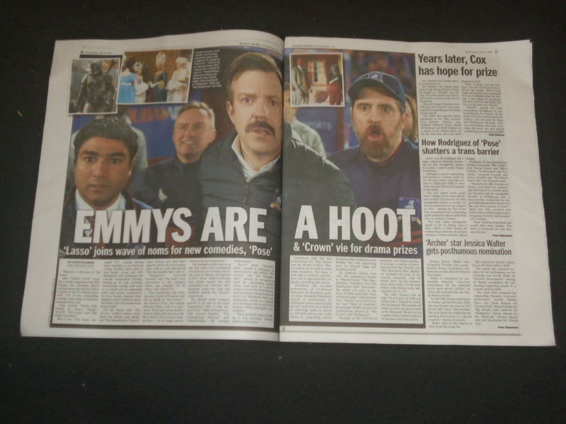 2021 JULY 14 NEW YORK DAILY NEWS NEWSPAPER - ROYALTY KEMP, 4 MONTHS OLD, KILLED