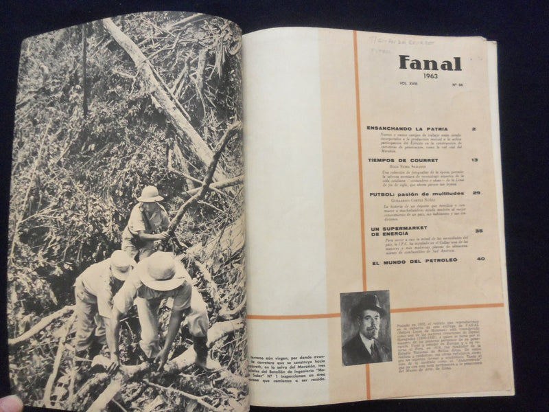 1963 FANAL MAGAZINE - SPANISH TEXT - VOLUME XVIII, NUMBER 66- NICE COVER - K 149