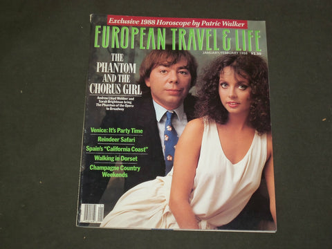 1988 JAN/FEB EUROPEAN TRAVEL & LIFE MAGAZINE - LLOYD WEBBER & BRIGHTMAN - B 5084