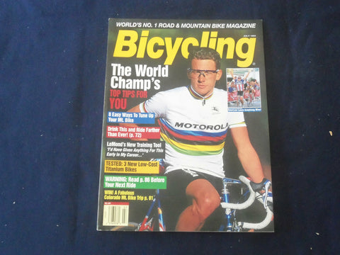 1994 JULY BICYCLING MAGAZINE - GRED LEMOND - ST 1765S