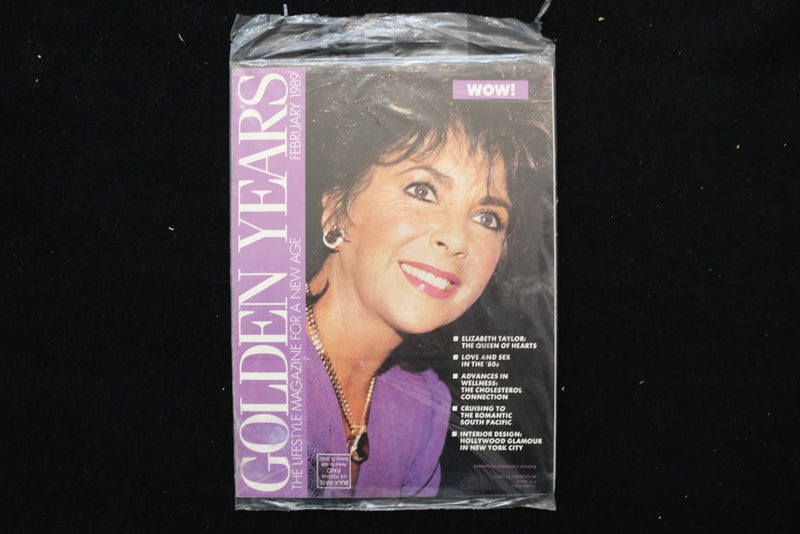 1989 FEBRUARY GOLDEN YEARS MAGAZINE - ELIZABETH TAYLOR COVER - E 25462