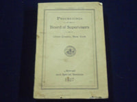 1927 PROCEEDINGS OF THE BOARD OF SUPERVISORS OF ULSTER COUNTY NEW YORK - J 1279