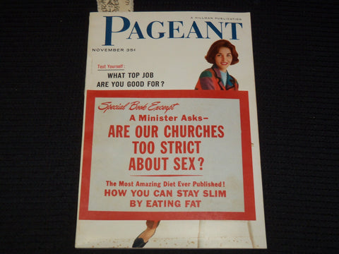 1959 NOVEMBER PAGEANT DIGEST MAGAZINE - MAY BRITT - ROSENBLOOM - K 1080