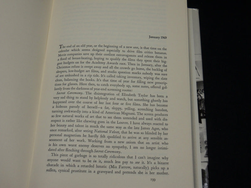 1971 BIG SCREEN LITTLE SCREEN HARDCOVER BOOK INSCRIBED BY REX REED - D 454