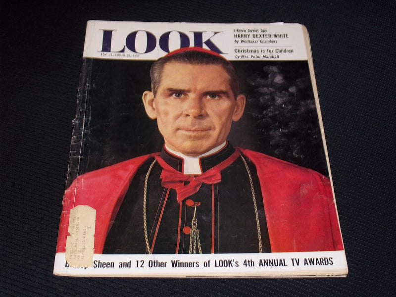 1953 DECEMBER 29 LOOK MAGAZINE - BISHOP SHEEN FRONT COVER - E 20478