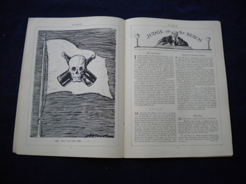 1927 JANUARY 29 JUDGE MAGAZINE - SHE'S A SKETCH! - B 435S