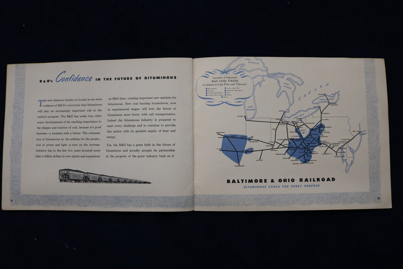 1948 B&O COAL PARTNERS IN PROGRESS SOFTCOVER BOOKLET - K 1489