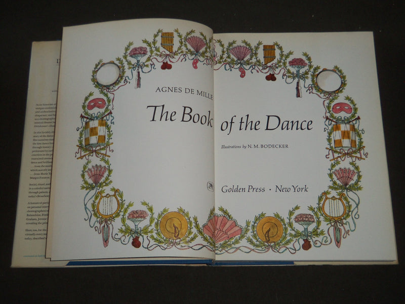 1963 THE BOOK OF DANCE BY AGNES DE MILLE HARDCOVER BOOK - I 396
