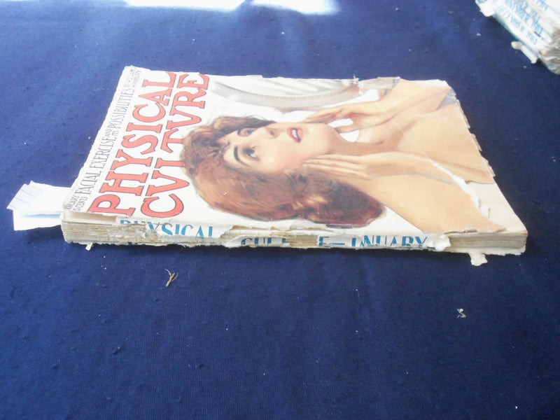1914 JANUARY PHYSICAL CULTURE MAGAZINE-FACIAL EXERCISE & POSSIBILITIES -SP 1534H