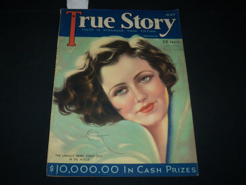 1932 MAY TRUE STORY MAGAZINE - NICE COVER - JAMES DUNN - JUDITH WOOD - M 441
