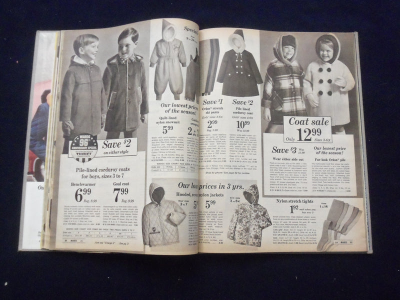 1968 MONTGOMERY WARD 96TH ANNIV. SALE CATALOG -HARDCOVER- KANSAS CITY,MO - R 96H