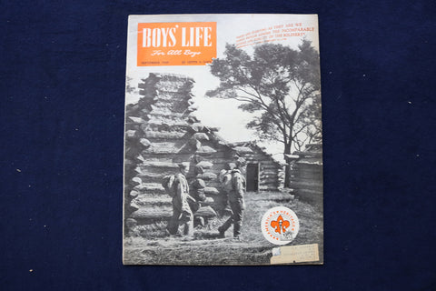 1949 SEPTEMBER BOYS' LIFE MAGAZINE - BOY SCOUTS BACK COVER - E 22125