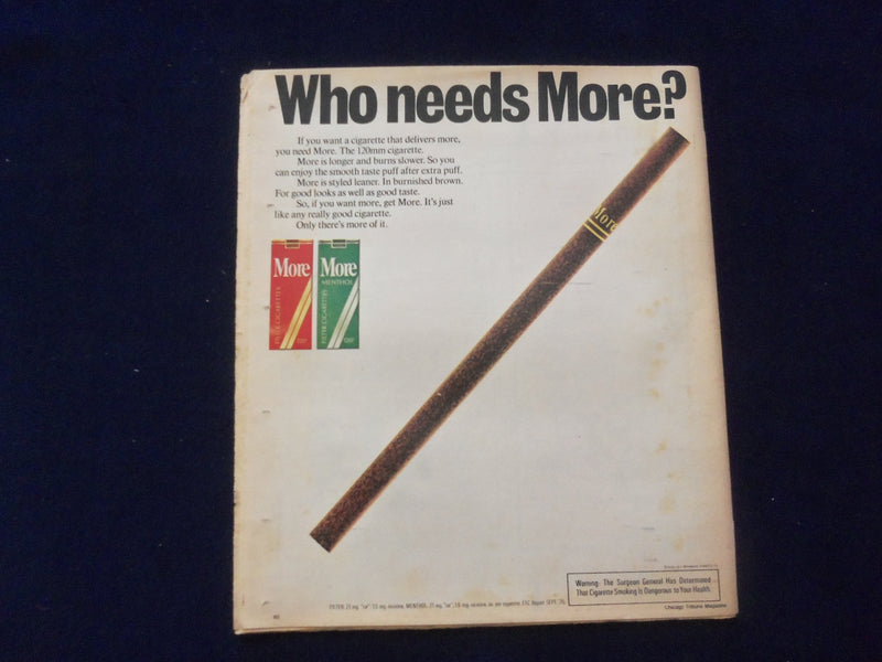 1976 OCTOBER 10 CHICAGO TRIBUNE MAGAZINE SECTION - JULIA CHILD - NP 6379