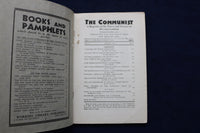 1931 AUGUST THE COMMUNIST MONTHLY PERIODICAL - K 478