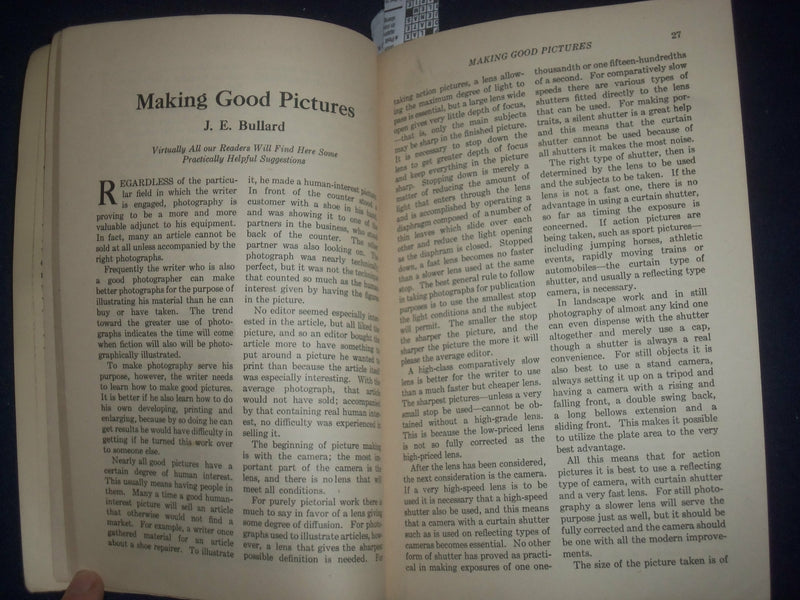 1928 JULY THE WRITER'S MONTHLY MAGAZINE - J 6426