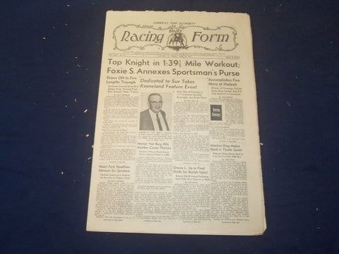 1969 APRIL 18 THE DAILY RACING FORM - TOP KNIGHT 1:39 1/5 MILE - NP 2534B