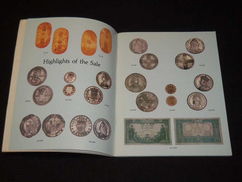 1981 THE EARL VICTOR TUTTLE COLLECTION COIN CATALOGS 1 & 2 - LOT OF 2 - O 3239J