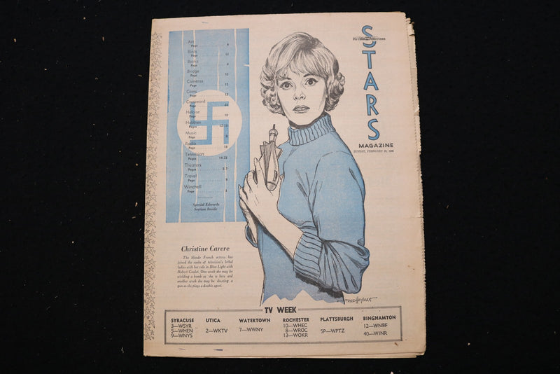 1966 FEBRUARY 20 STARS MAGAZINE - CHRISTINE CARERE COVER - E 25669