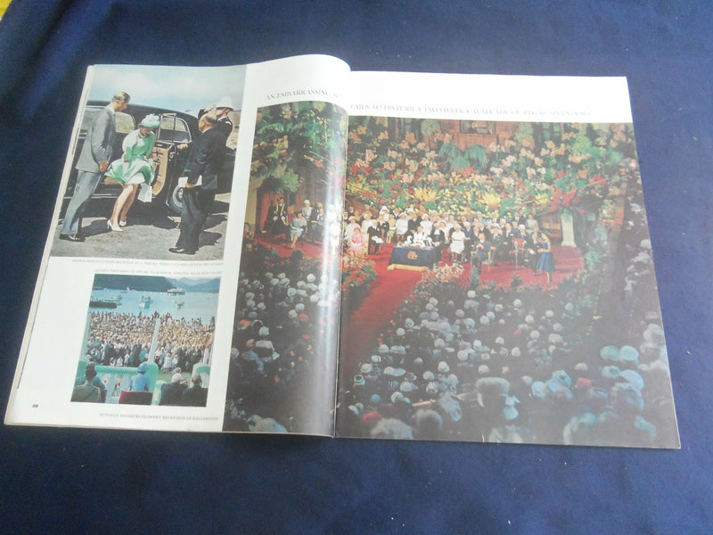 1963 APRIL 27 THE SATURDAY EVENING POST MAGAZINE -QUEEN IN NEW ZEALAND- SP 1219N