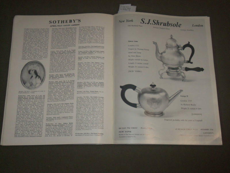 1968 APRIL THE CONNOISSEUR MAGAZINE - AMERICAN EDITION - NICE ADS - SP 8563