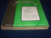 1931-1932 RADIO CALL BACK & TECHNICAL REVIEW MAGAZINE LOT OF 5 - O 2616